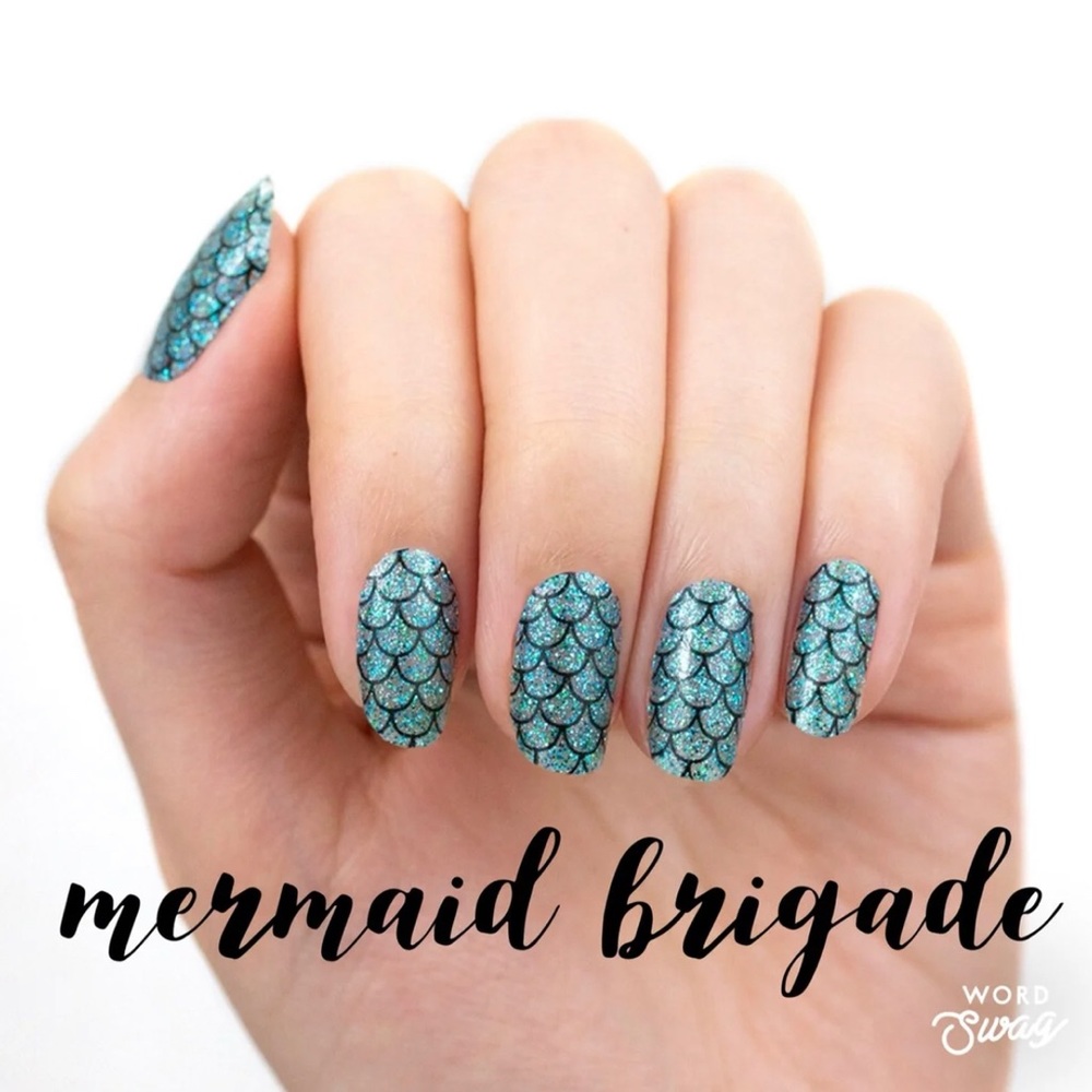 Retired Color Street Nail Strips - Mermaid Brigade